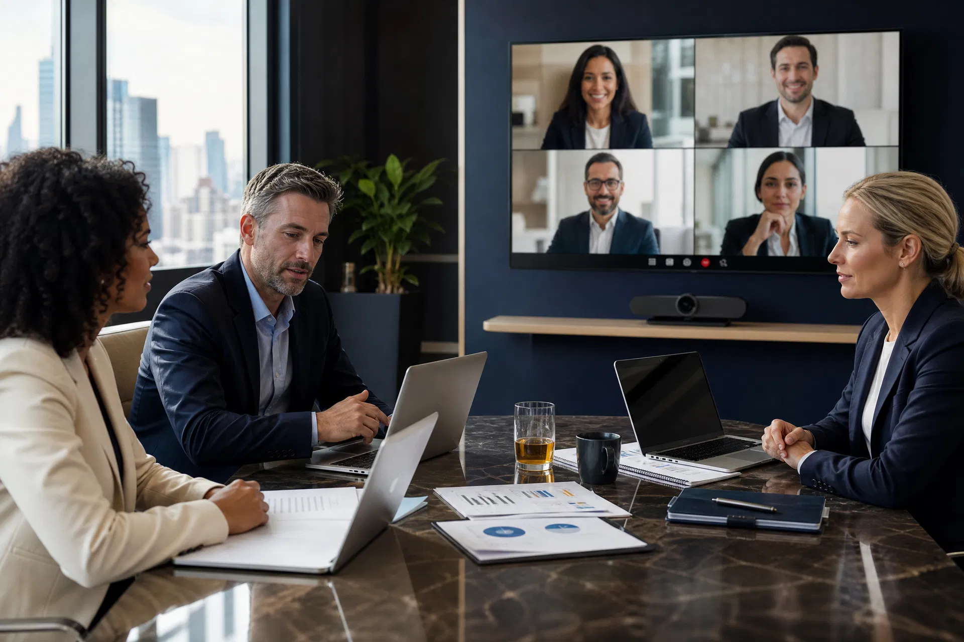 Canjud remote workforce department supporting business clients